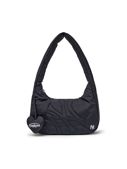Basic Sportive Stitch Hobo Bag NY (Black)