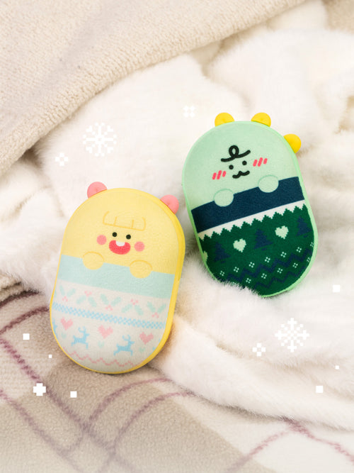 Niniz Blanket Caps Double-Sided Heat Hand warmer Auxiliary battery 5000 mAh Pebble Mini Hand warmer