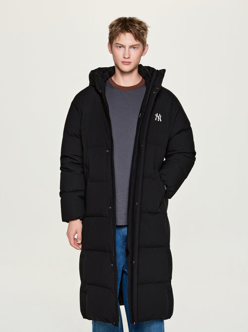 Varsity Hooded Long Padded NY (Black)