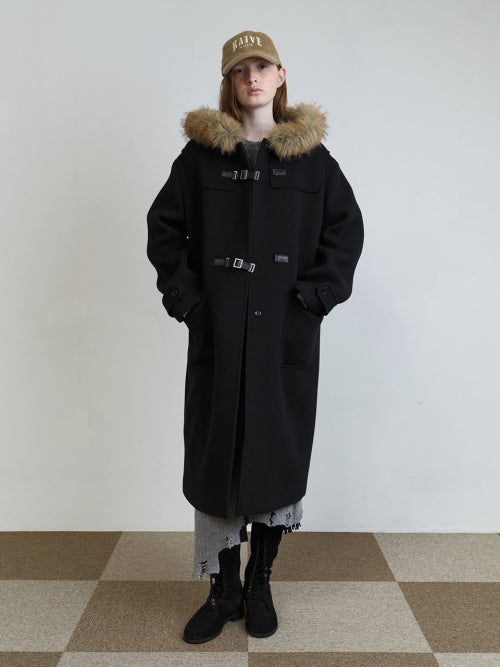 Fur Trimming Long Coat VW5WH046_2color