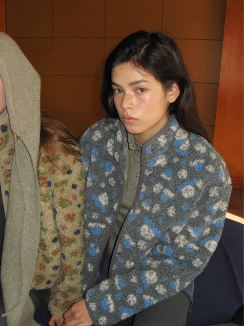 Flower Pattern Fleece Jacket VW5WM244_2color