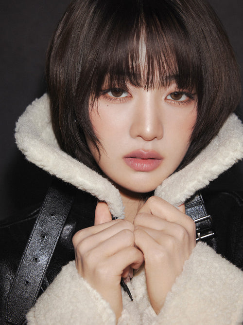 Shearling Mustang Jacket in Black VM5WM015-10