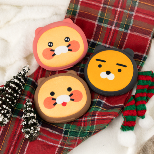 [2PACK] Kakao Friends Double-Sided Heating Hand warmer Auxiliary Battery 5000 mAh Mini Hand warmer