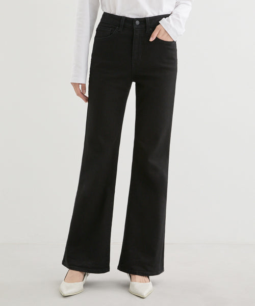 [ON] Women's Flare Bootcut BLK OP3DE107