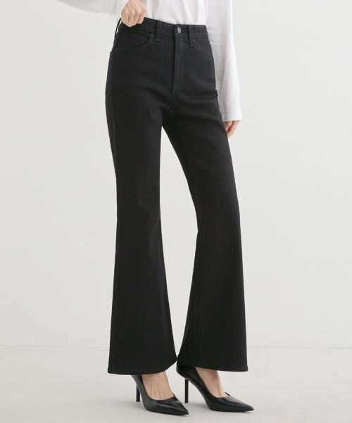 [ON] Women's napping flare bootcut BLK OP4DE107