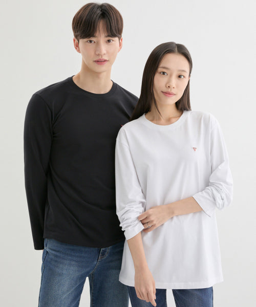 [ON] Uni Mini Logo Long Sleeve T-Shirt NP3KE402