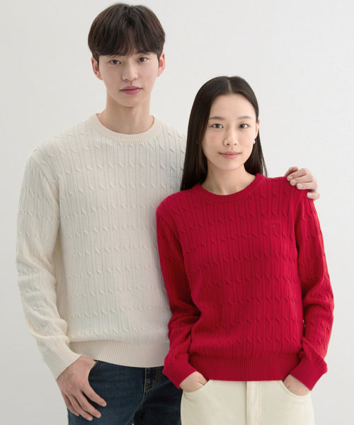 [ON] Uni Twisted Bread Round Sweatshirt NP3SE601