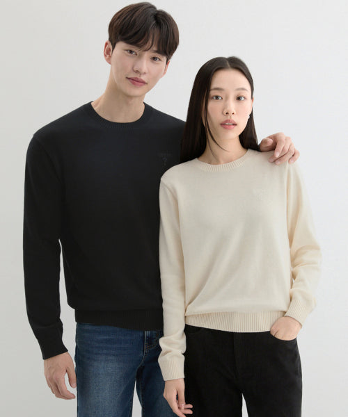 [ON] Uni Plain Round Sweatshirt NP3SE600