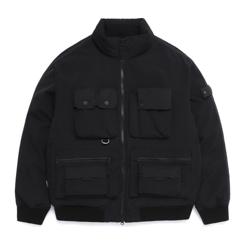 N254UDW110 [NRN] utility Bomber goose down jumper BLACK