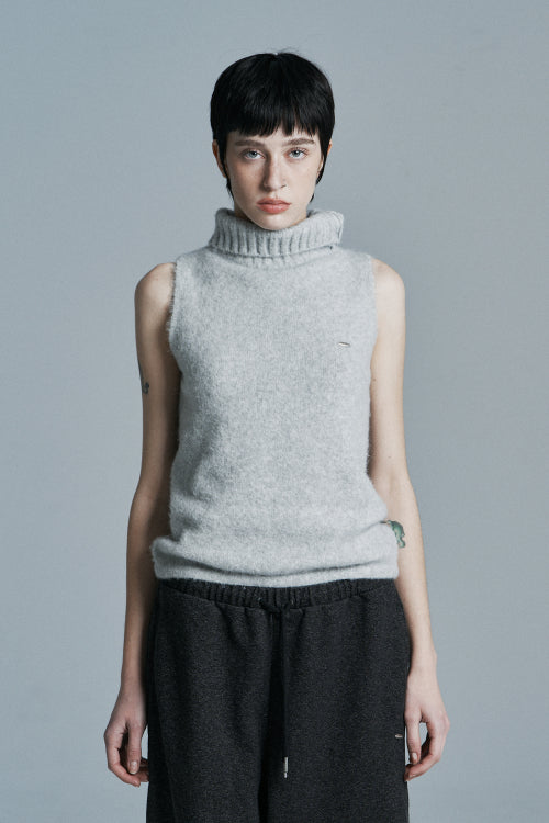JOY KNIT TOP GRAY