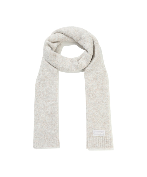 WOMAN CLOVER HEART WIDE BOUCLE MUFFLER