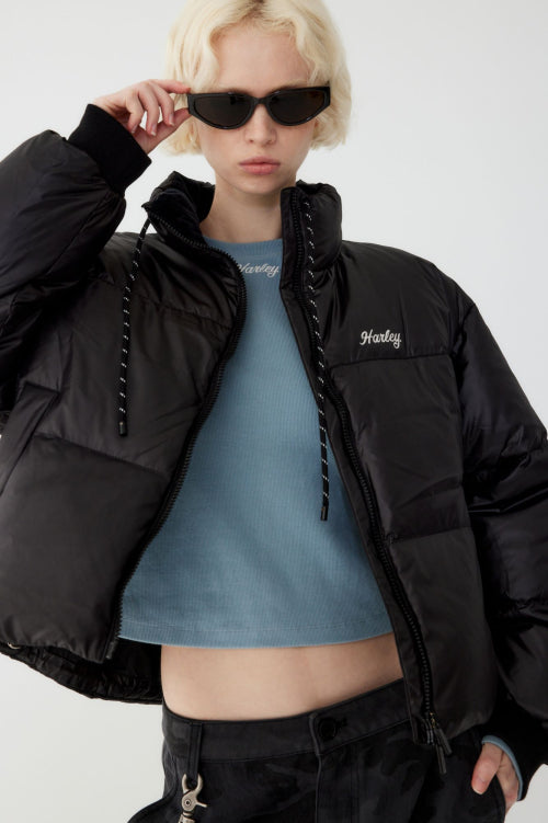 [Women] Short Puffer Down_Black HH26104003