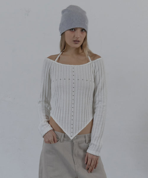 WESTERN CROSS TOP / WHITE