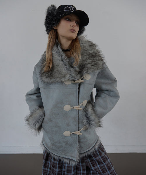 DUFFLE MUSTANG JACKET / BABY BLUE