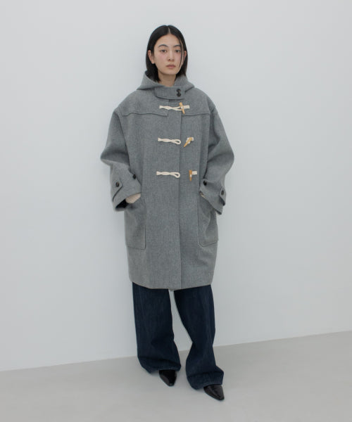 LONG DUFFLE COAT / GREY