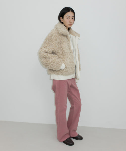 REVERSIBLE B3 JACKET / LIGHT BEIGE
