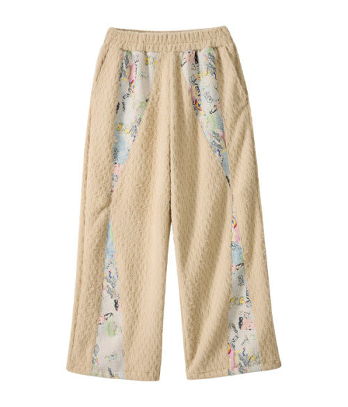 Graphic Fleece Banding Pants