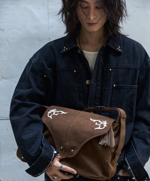 Suede Western Fringe Bag