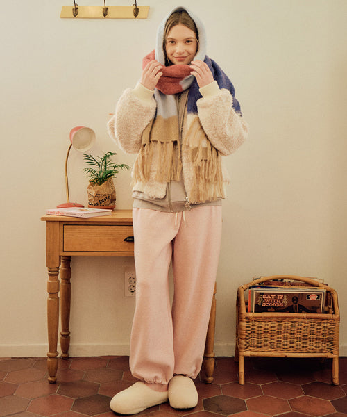 lotsyou_Softie Wide Banding Pants Light Pink