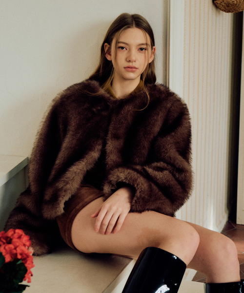 lotsyou_Lumi Fur Jacket Brown