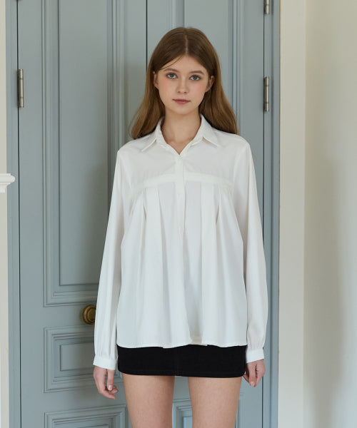 Lovely Pintuck BL (ivory)