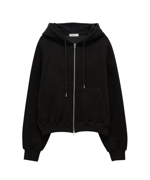 Sheep Fleece Hoody Zipup (black)