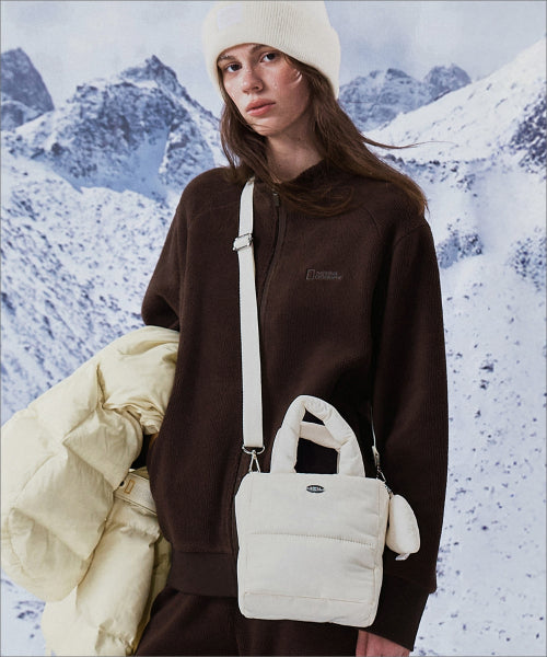 N253ATO060 Padded Mini Tote Bag IVORY