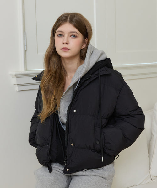 Lucy Hoody Padding (black)