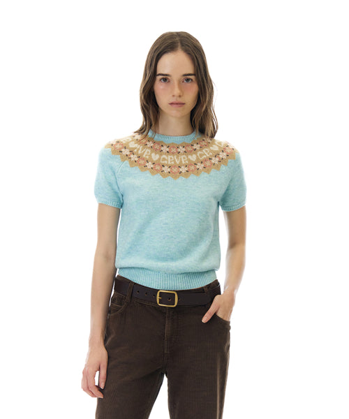 BONA NORDIC H/S KNIT (LIGHT BLUE)