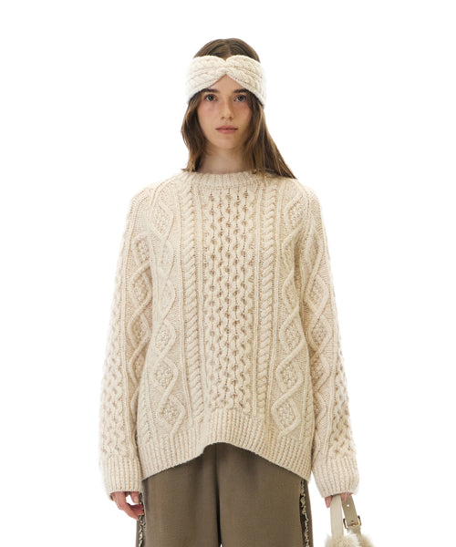 SKADI CABLE KNIT (IVORY)