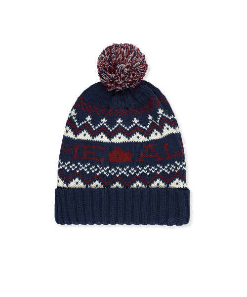 [HOME ALONe] Pom Beanie Navy