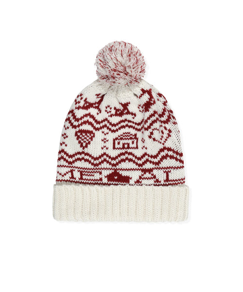[HOME ALONe] Pom Beanie Ivory