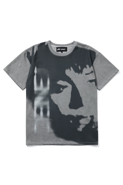 [GGUM X DEINET] LOOSE FIT S/S T-SHIRT IN GREY