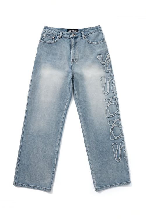 [GGUM X DEINET] DENIM PANTS IN BLUE - S