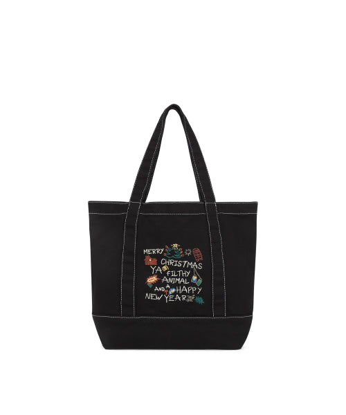 [HOME ALONe] Doodle Tote Black