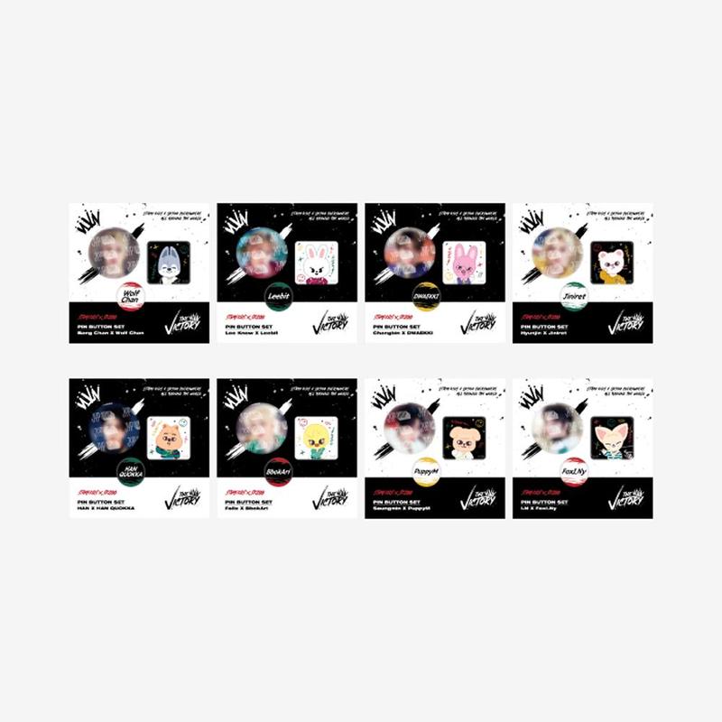 SKZOO [THE VICTORY] SKZ X SKZOO PIN BUTTON SET