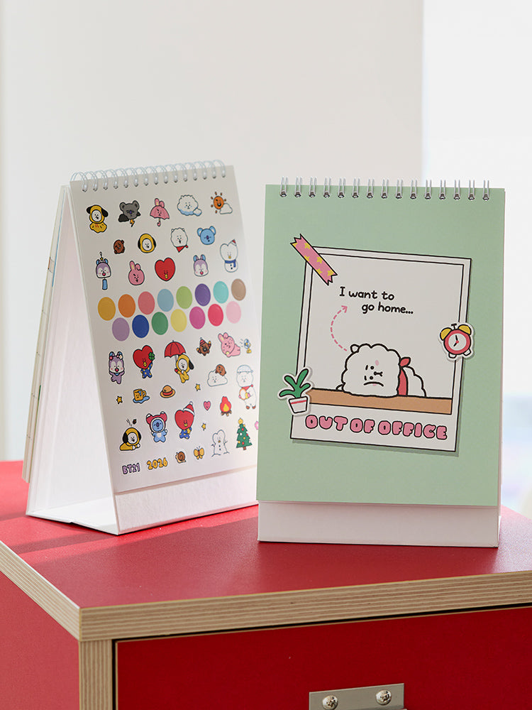 BT21 2026 Tabletop Calendar