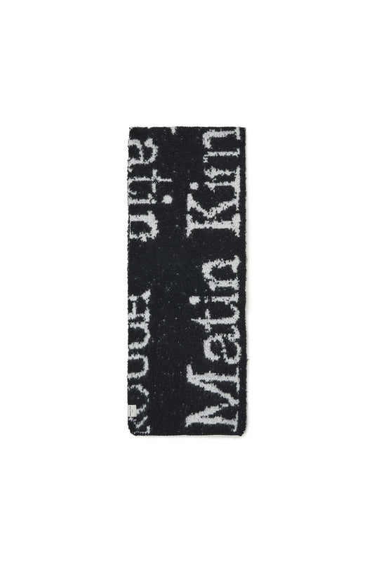 CRACKED LOGO MUFFLER IN BLACK