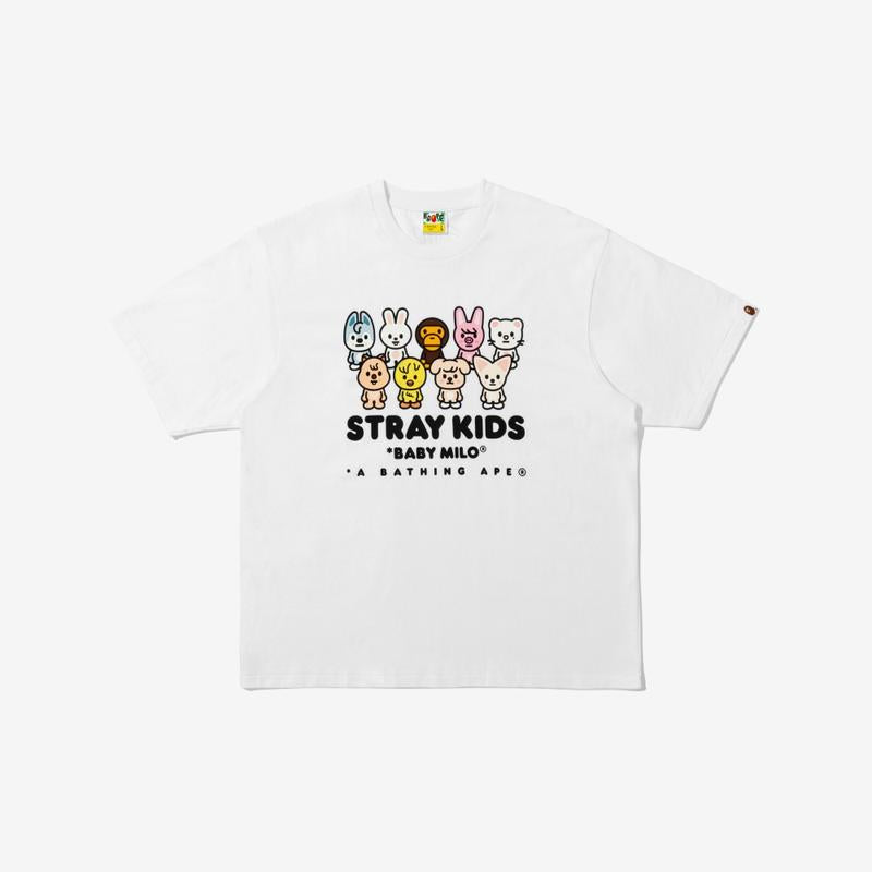 BAPE X Stray Kids FAMILY MILO TEE M - BAPE X Stray Kids