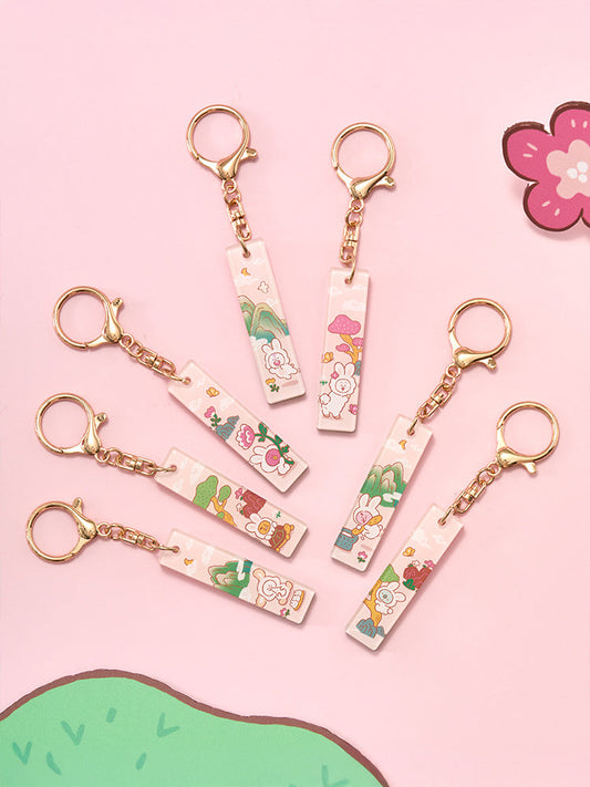 BT21 K-Rabbit Stick Acrylic Key Ring