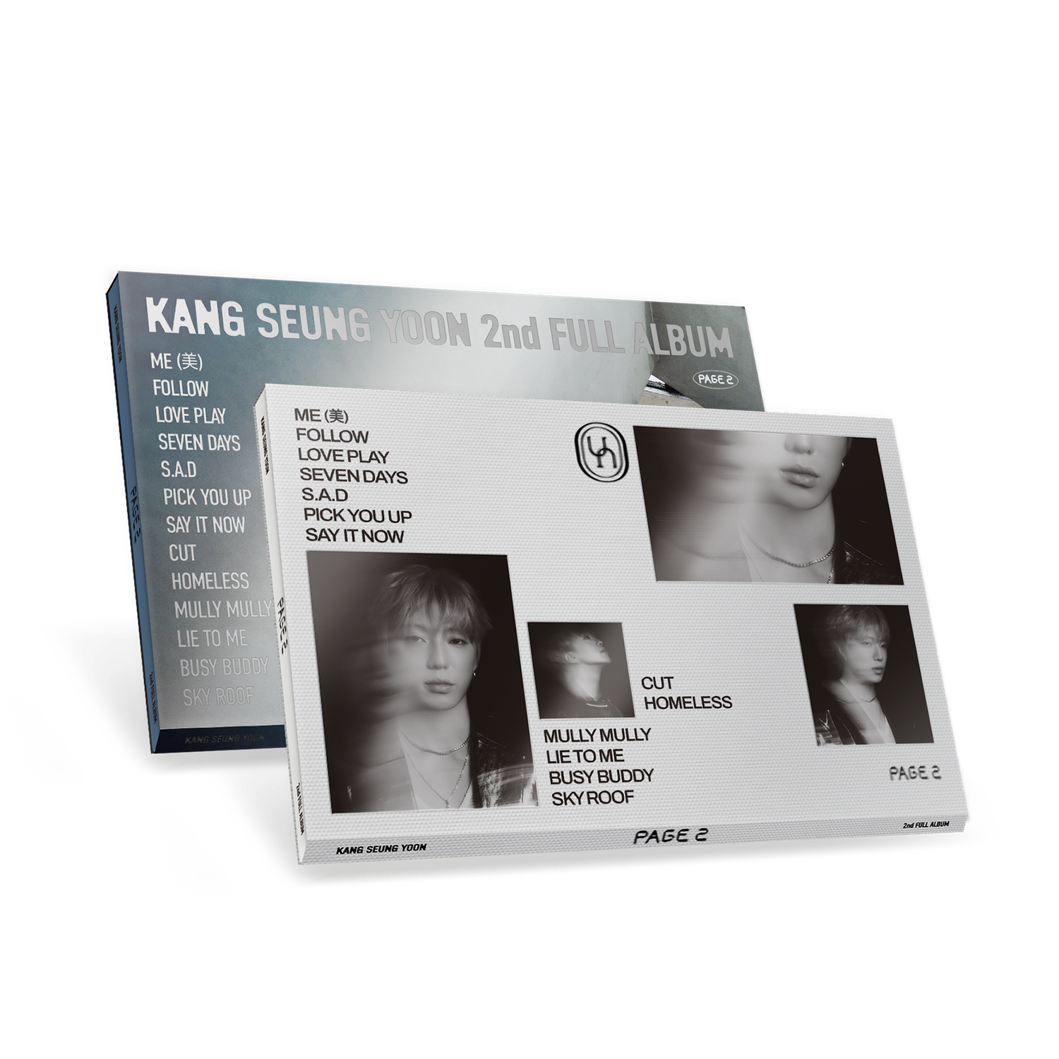 (SET) KANG SEUNG YOON 2nd FULL ALBUM [PAGE 2] (INTRO/OUTRO ver.) - YG SELECT