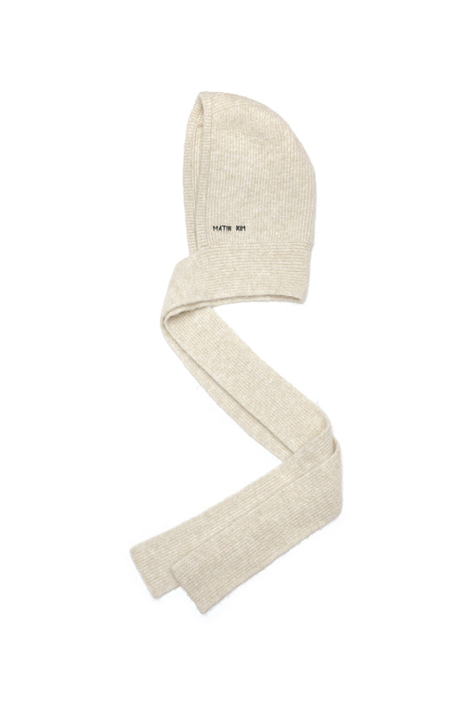 HAND LOGO STITCH BALACLAVA IN BEIGE