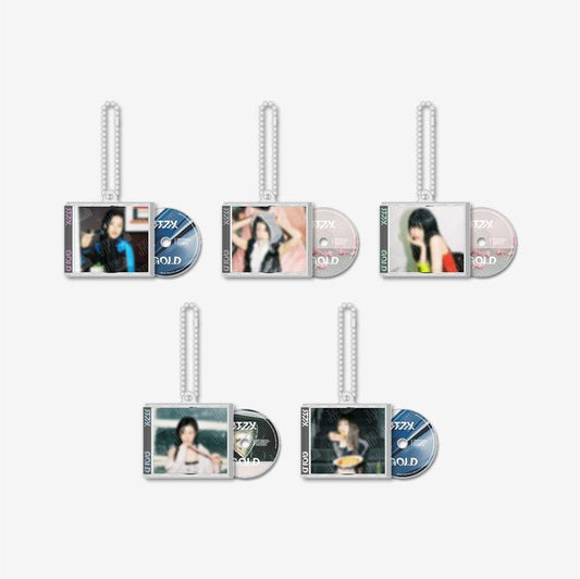 ITZY MINI CD KEYRING - ITZY [GOLD] POP-UP STORE