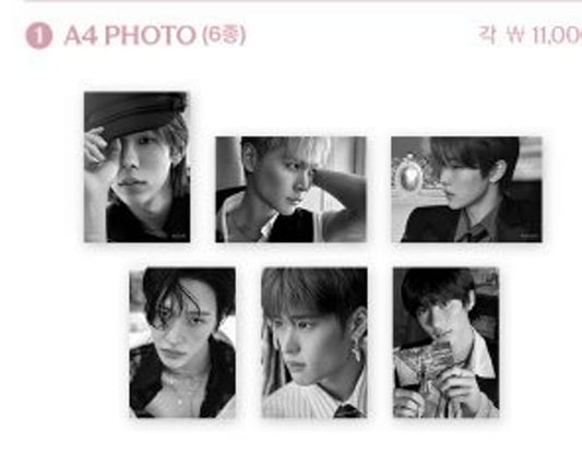 RIIZE PHOTO EXHIBITION [Silence: Inside the Fame] MD -preorder-  ①A4 PHOTO