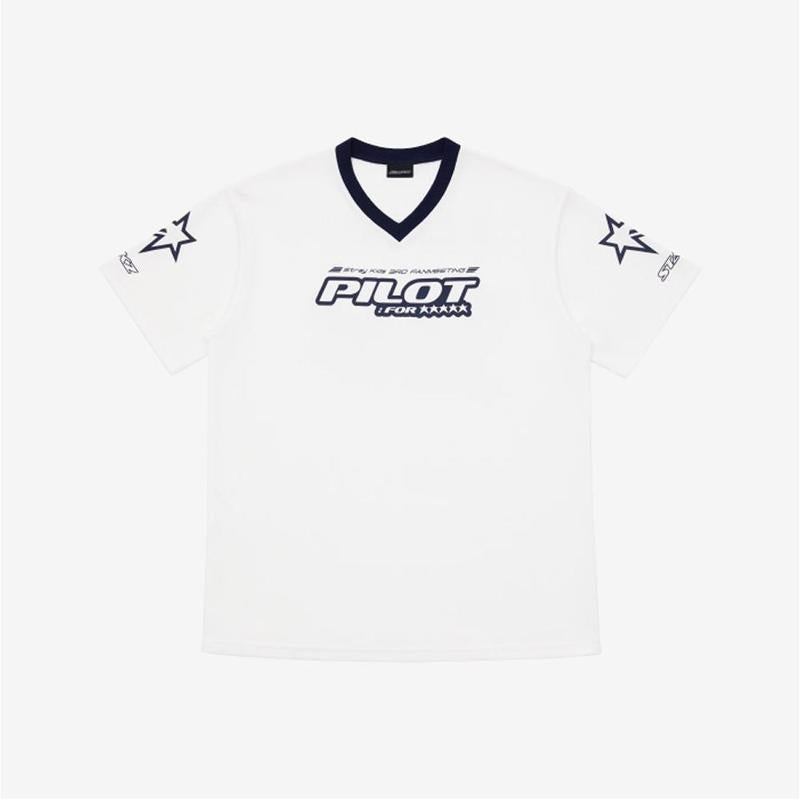T-SHIRT WHITE - 'PILOT : FOR ★★★★★'