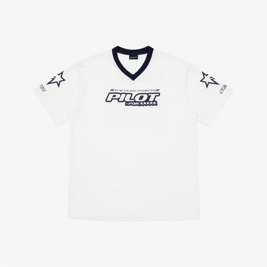 T-SHIRT WHITE - 'PILOT : FOR ★★★★★'