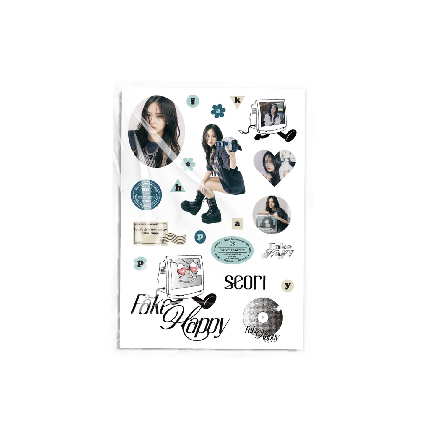 [Fake Happy] Seori Fake Happy Sticker - YG SELECT