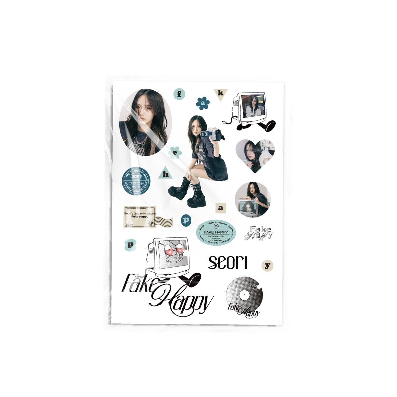 [Fake Happy] Seori Fake Happy Sticker - YG SELECT