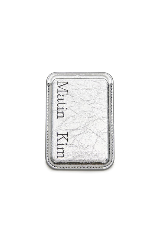 MATIN MAGNETIC CARD WALLET IN SILVER