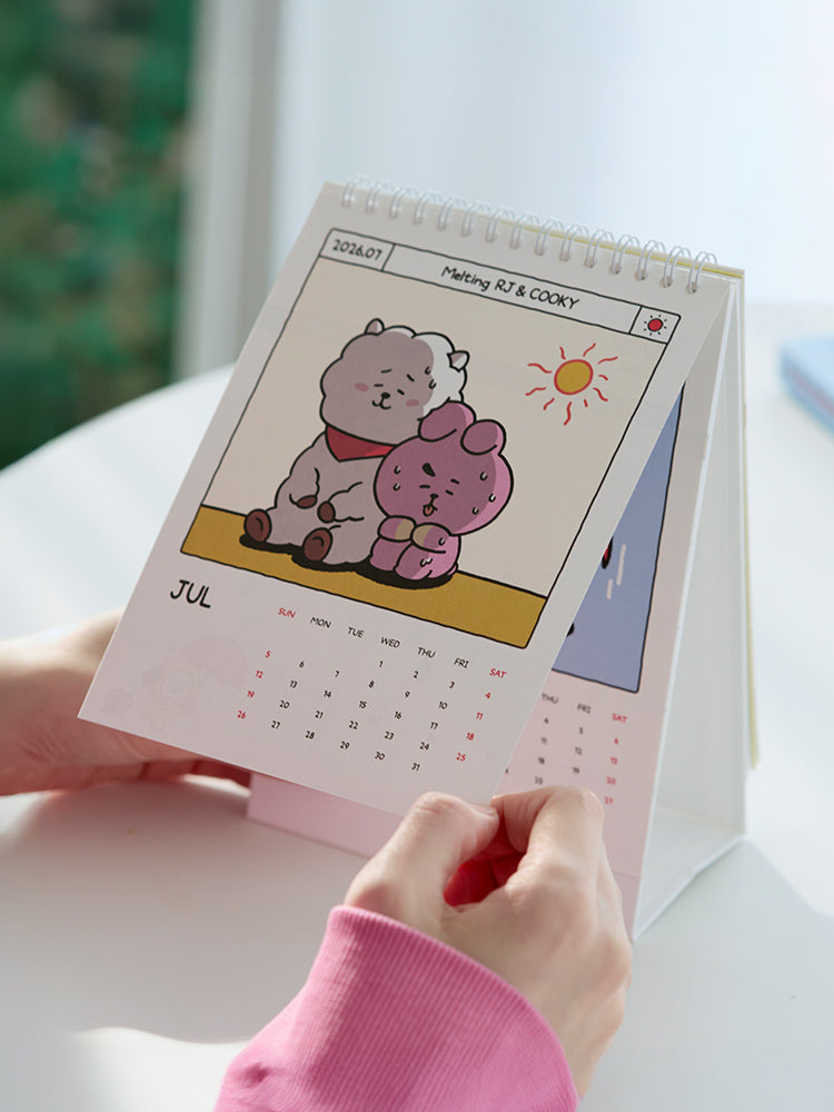 BT21 2026 Tabletop Calendar